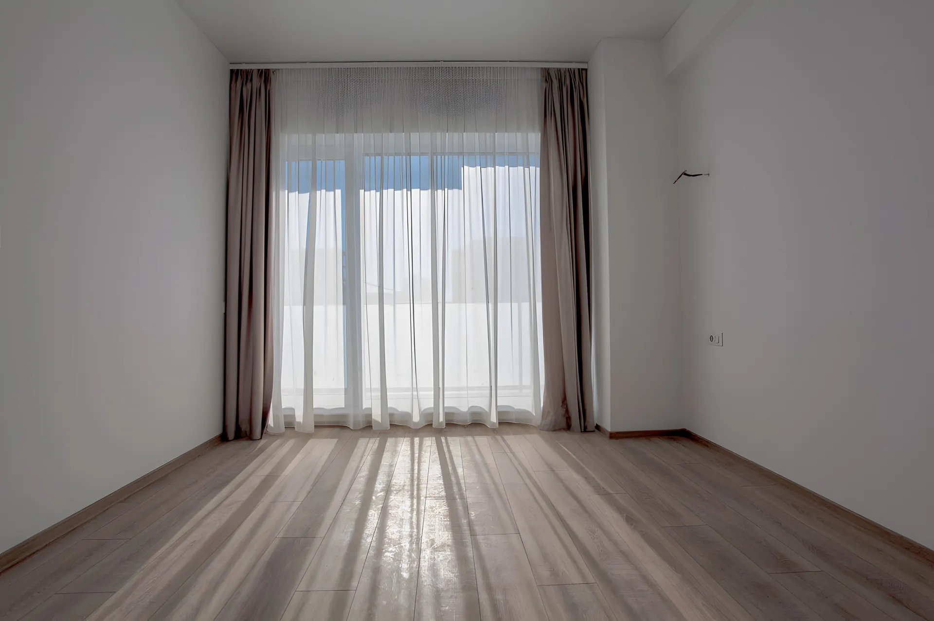 Dormitor într-un apartament finalizat din XENERO Residence