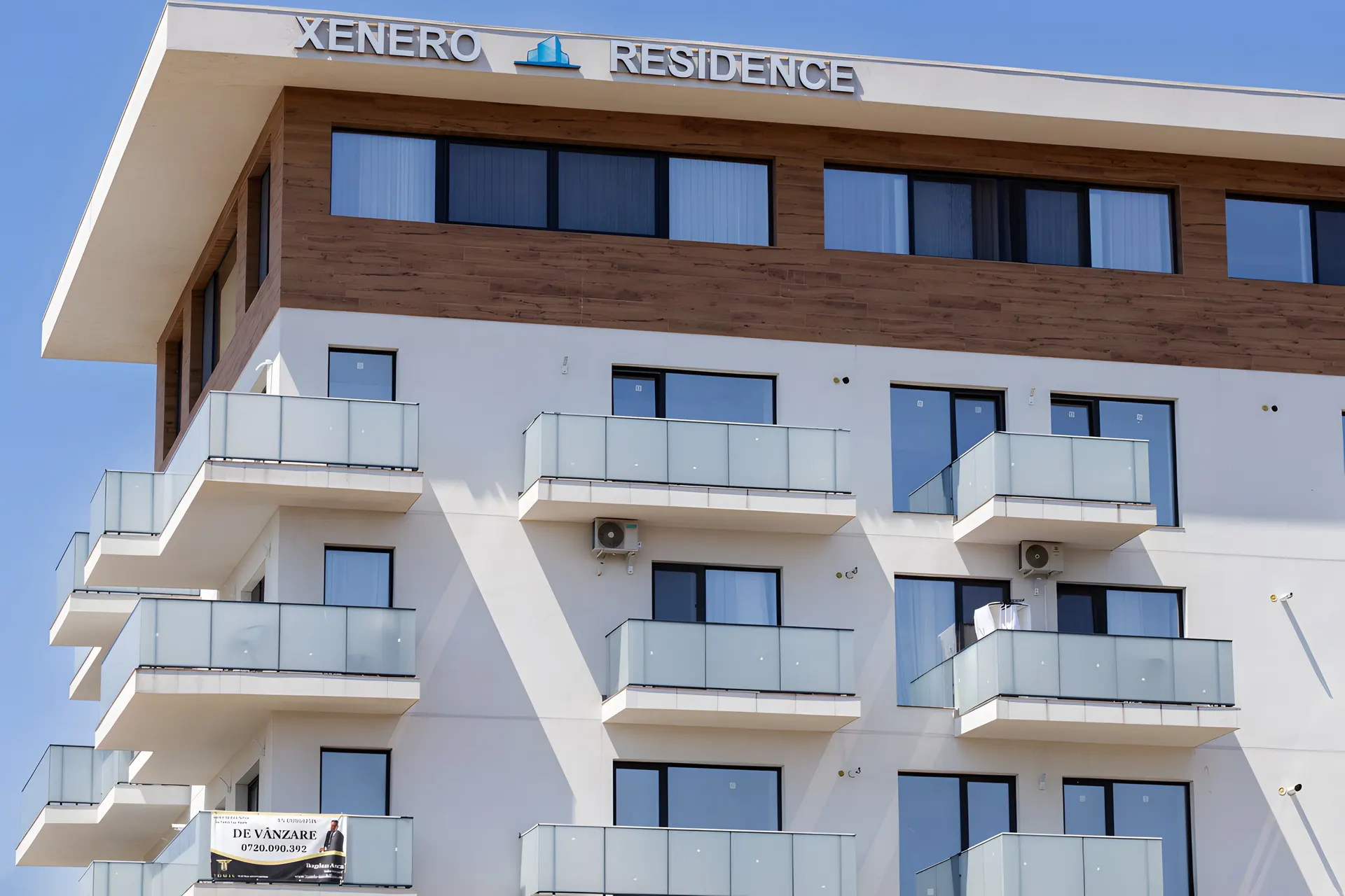 Fațada clădirilor XENERO Residence din Mamaia Nord